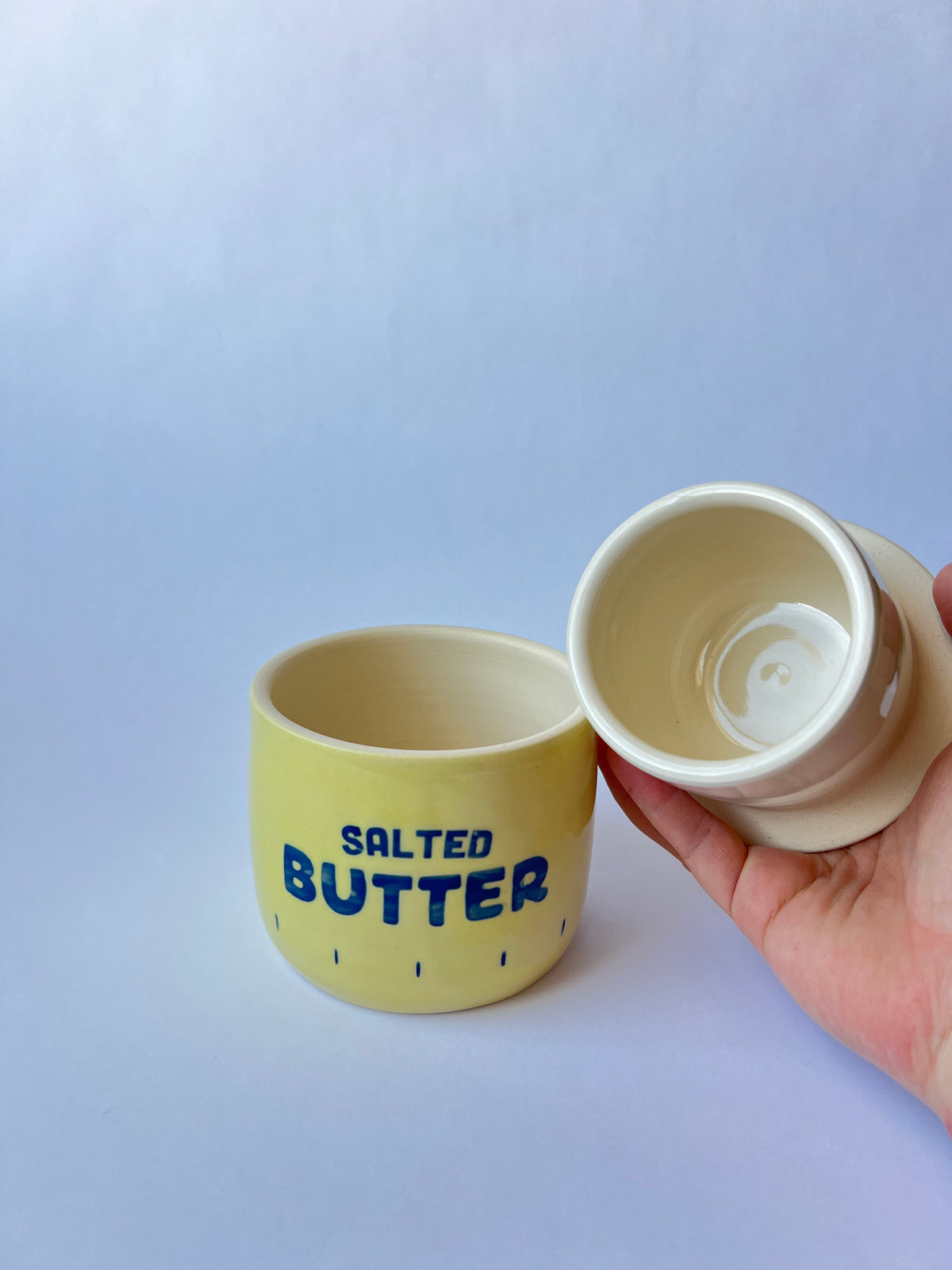 Salted Butter - Butter Keeper in light yellow