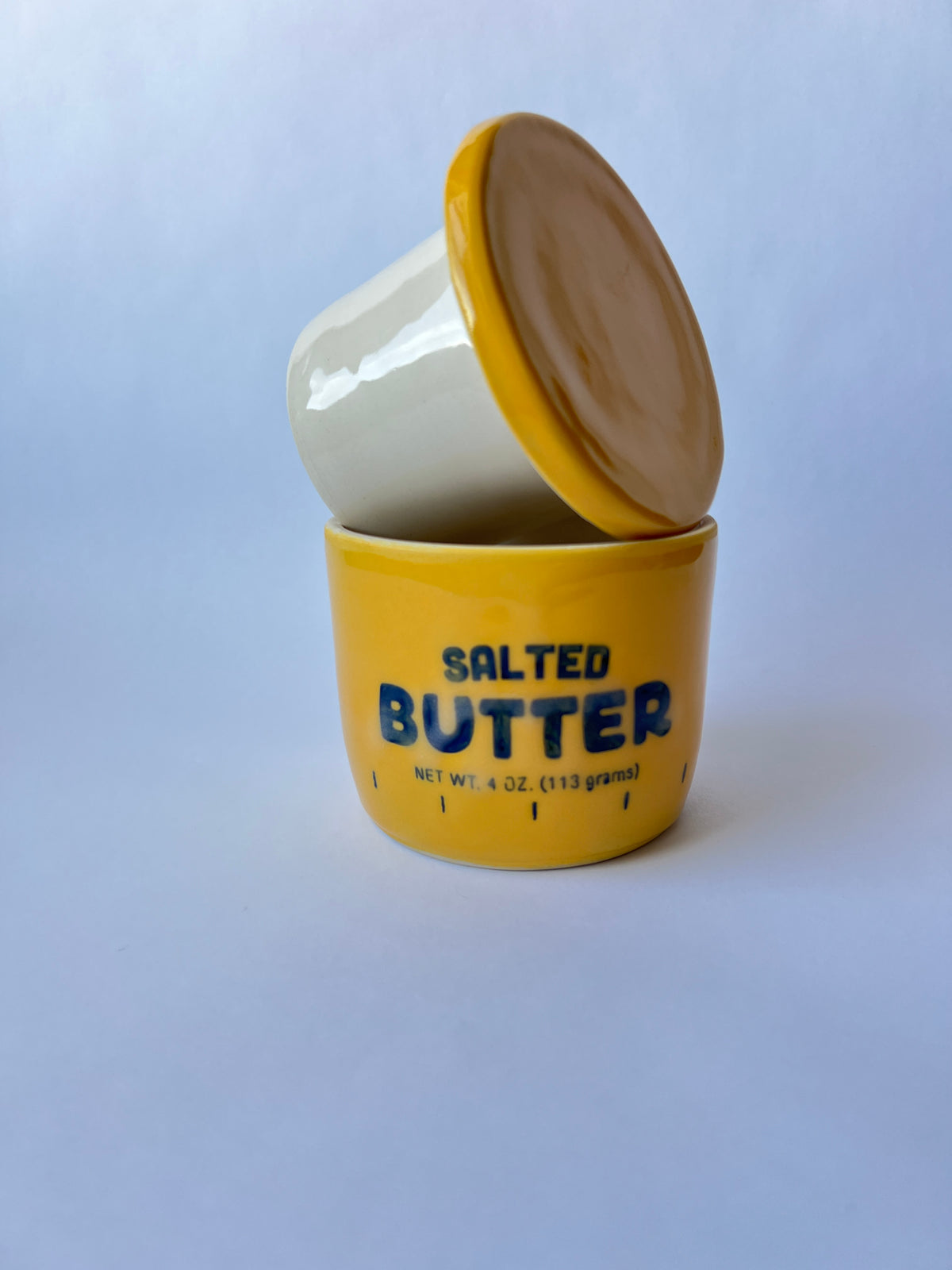 Salted Butter - Butter Keeper in dark yellow