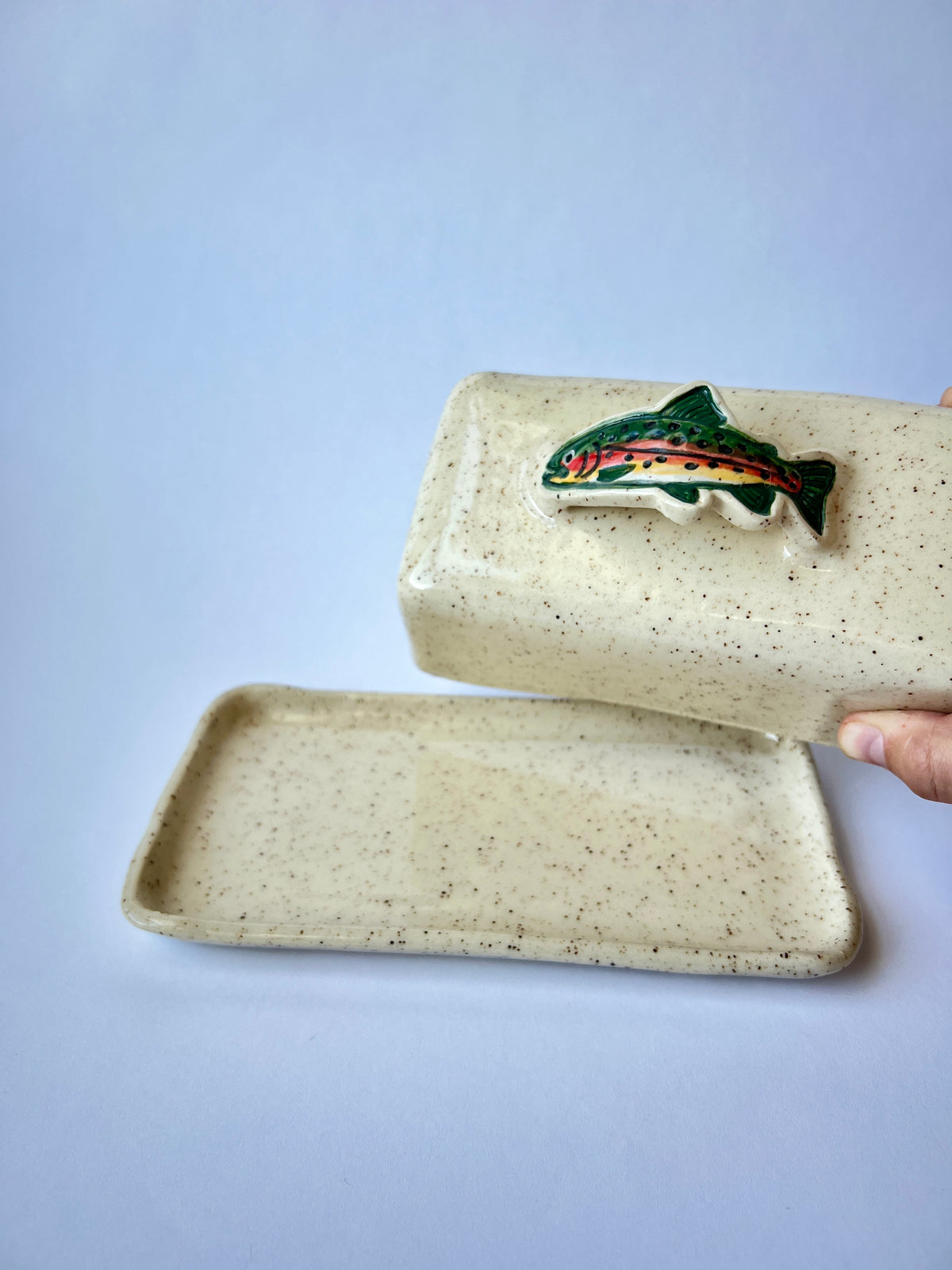 Trout Butter Dish