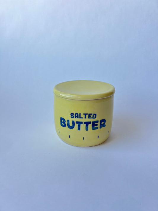Salted Butter - Butter Keeper in light yellow